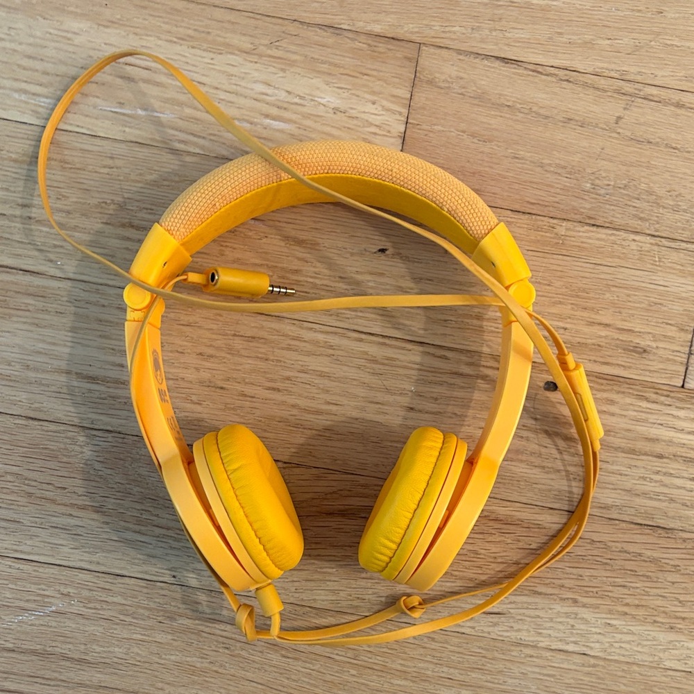 Buddy Phones Yellow On-Ear Headphones